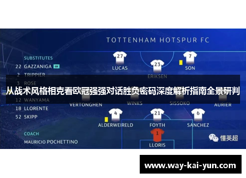 从战术风格相克看欧冠强强对话胜负密码深度解析指南全景研判